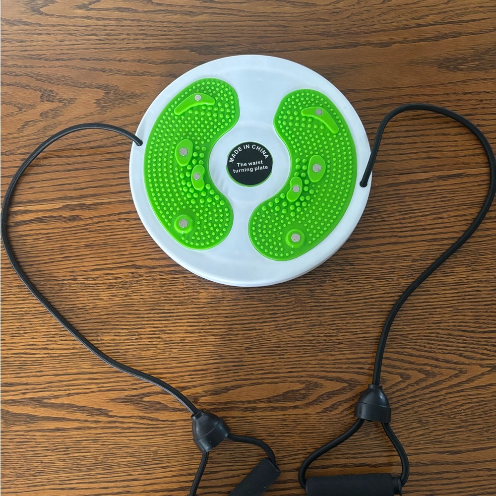 Waist turning plate